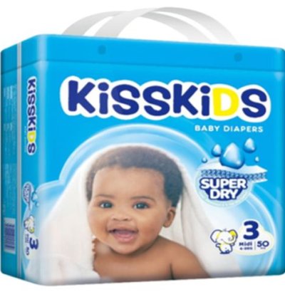 Kisskids Diapers Eco Size 3 50X1