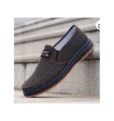 Men'S Simple Casual Comfortable Easy Wear Office Shoes - Size - Black